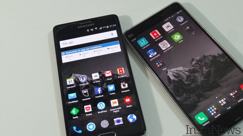 Xiaomi Mi Note vs Samsung Galaxy Note 4