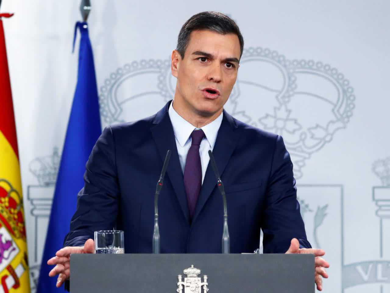 Premier Spagnolo_pedro_sanchez ha dichiaratp lo Stato di Allerta per la spagna