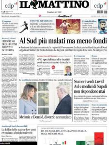 Rassegna stampa 18 novembre. I principali quotidiani italiani