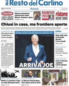 Rassegna stampa 7 novembre. I principali quotidiani italiani