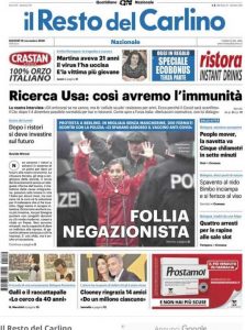 Rassegna stampa 19 novembre. I principali quotidiani italiani