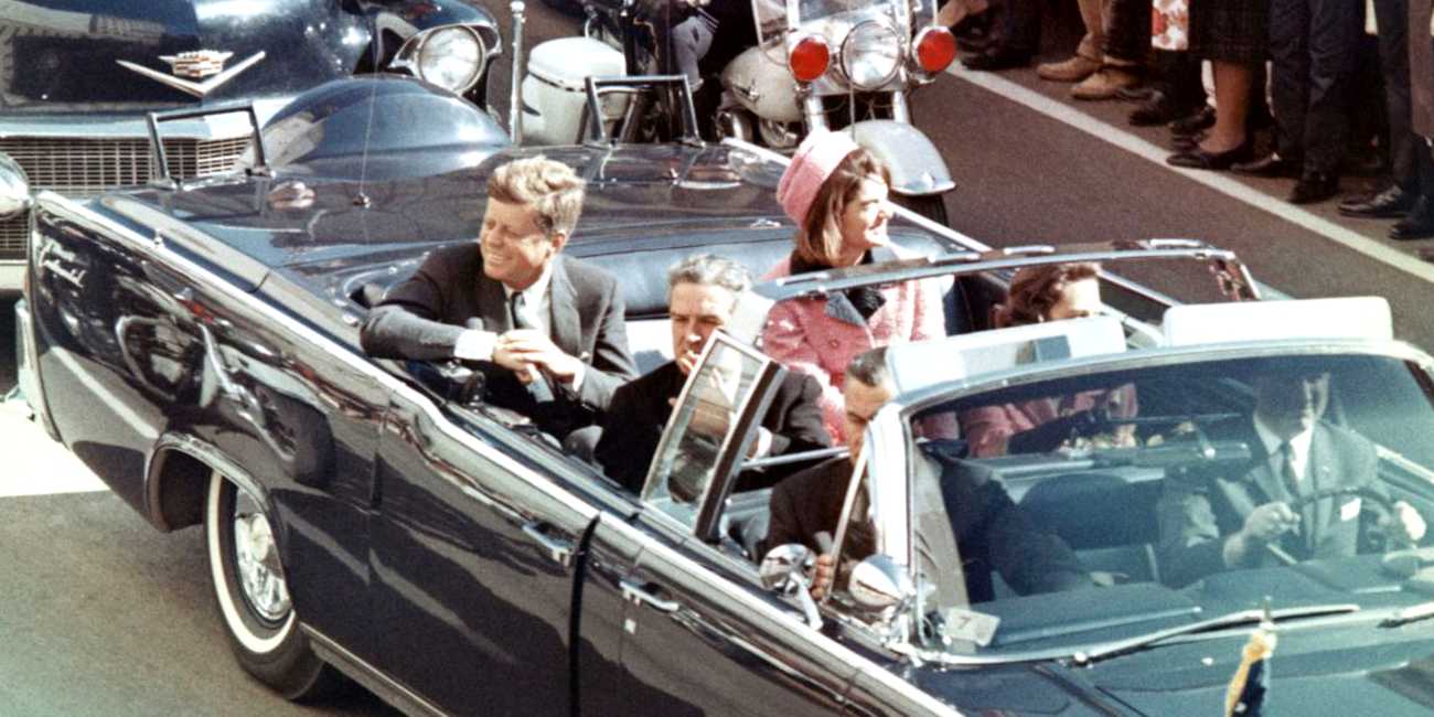 John Fitzgerald Kennedy, pochi secondi prima dell'omicidio