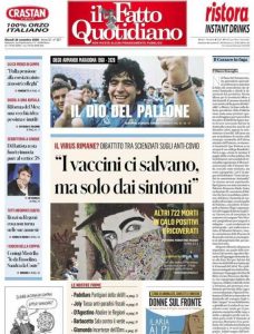 Rassegna stampa 26 novembre. I principali quotidiani italiani