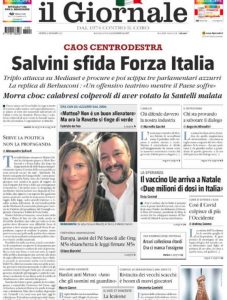 Rassegna stampa 20 novembre. I principali quotidiani italiani