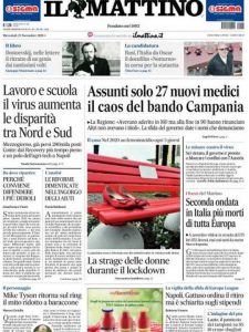 Rassegna stampa 25 novembre. I principali quotidiani italiani