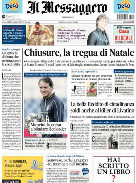 Rassegna stampa 20 novembre. I principali quotidiani italiani