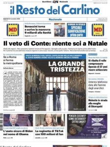 Rassegna stampa 24 novembre. I principali quotidiani italiani