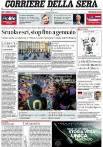 Rassegna stampa 27 novembre. I principali quotidiani italiani