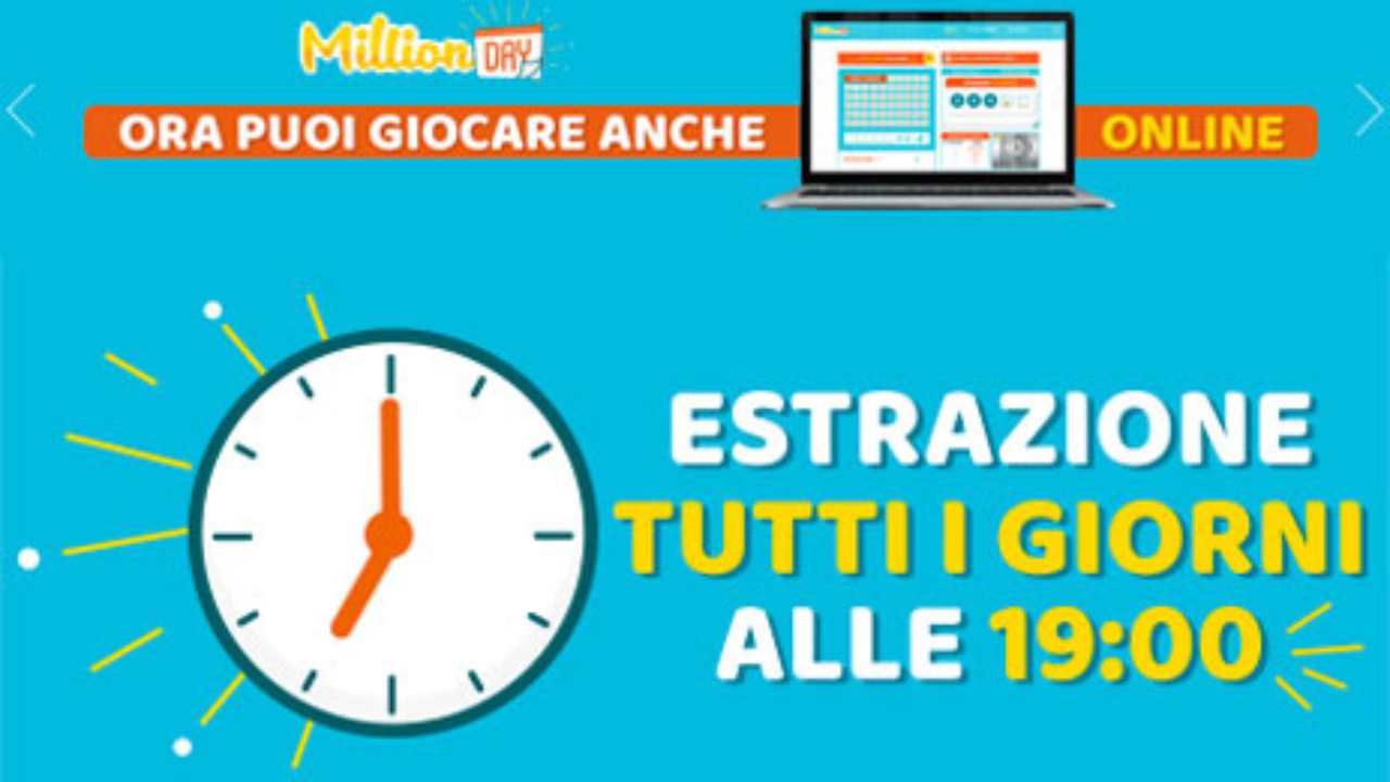 Million Day oggi: estrazione del 26 novembre 2020, numeri e premi