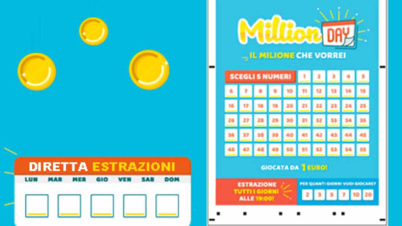 Million Day oggi: estrazione del 24 novembre 2020, numeri e premi