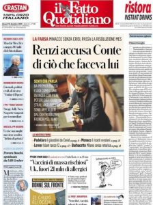 La rassegna stampa del 10 dicembre dei principali quotidiani italiani