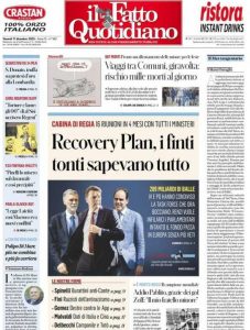 La rassegna stampa dell'11 dicembre dei principali quotidiani italiani