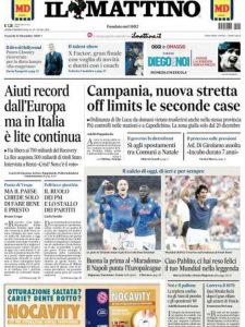 La rassegna stampa dell'11 dicembre dei principali quotidiani italiani