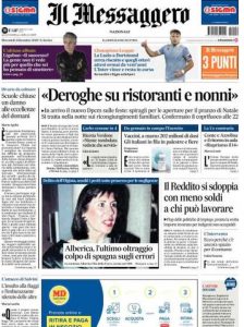Rassegna stampa 2 dicembre. I principali quotidiani italiani