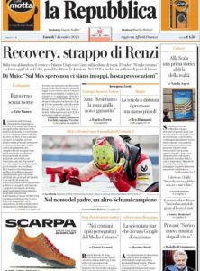 Rassegna stampa 7 dicembre. I principali quotidiani italiani