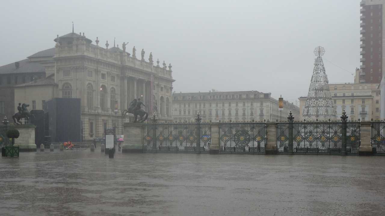 Pioggia a Torino