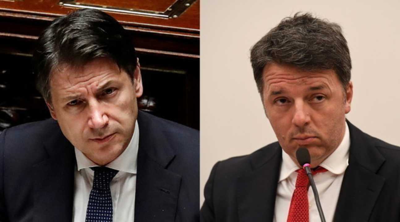 Giuseppe Conte e Matteo Renzi