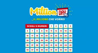 Million Day martedì 9 marzo: i numeri vincenti in tempo reale