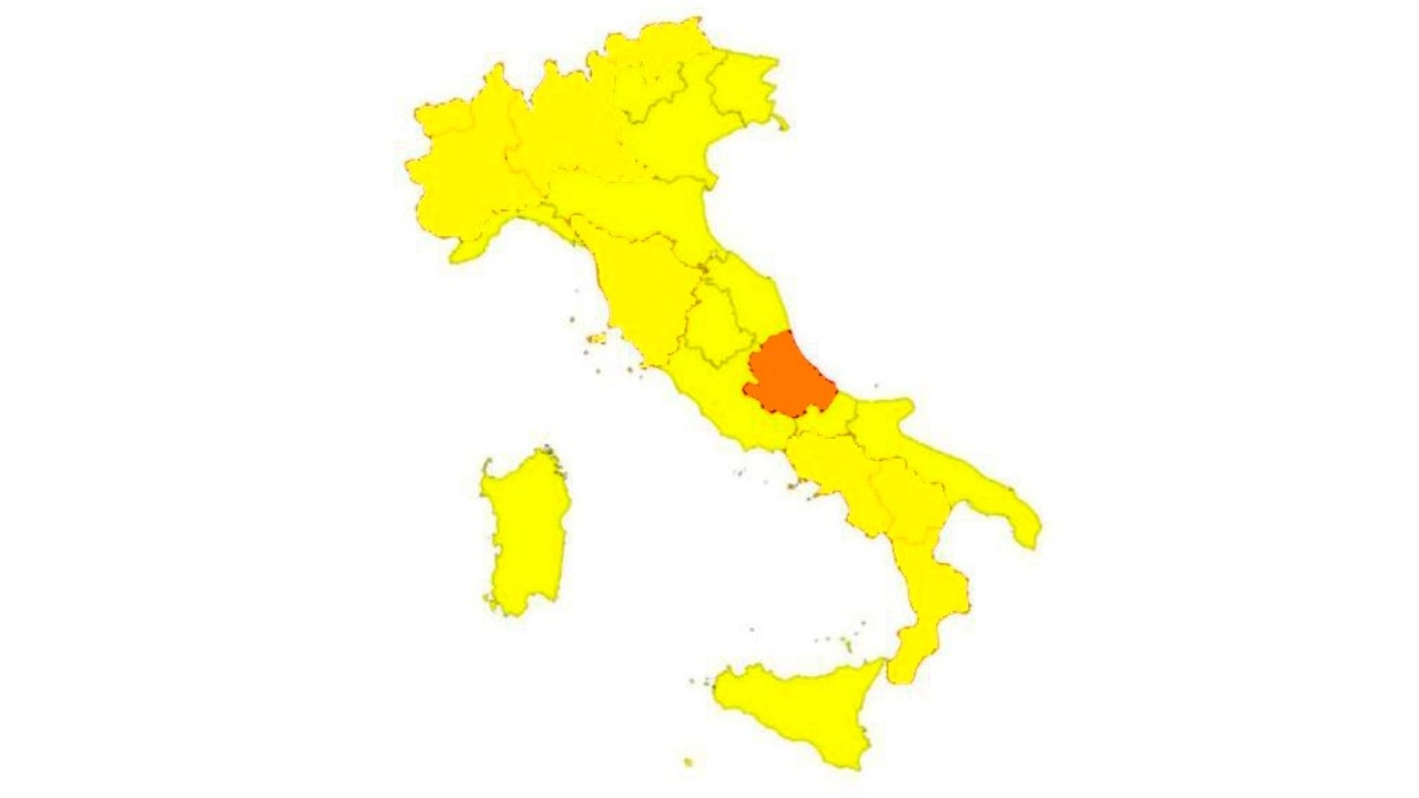 Italia tutta gialla