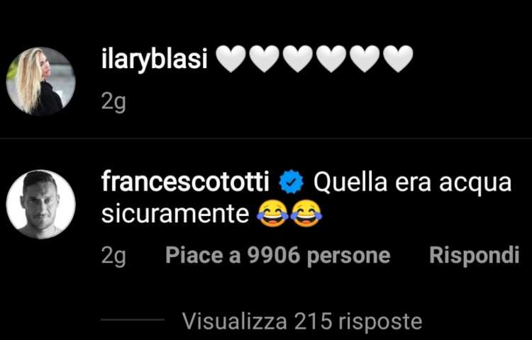 Commento Francesco Totti