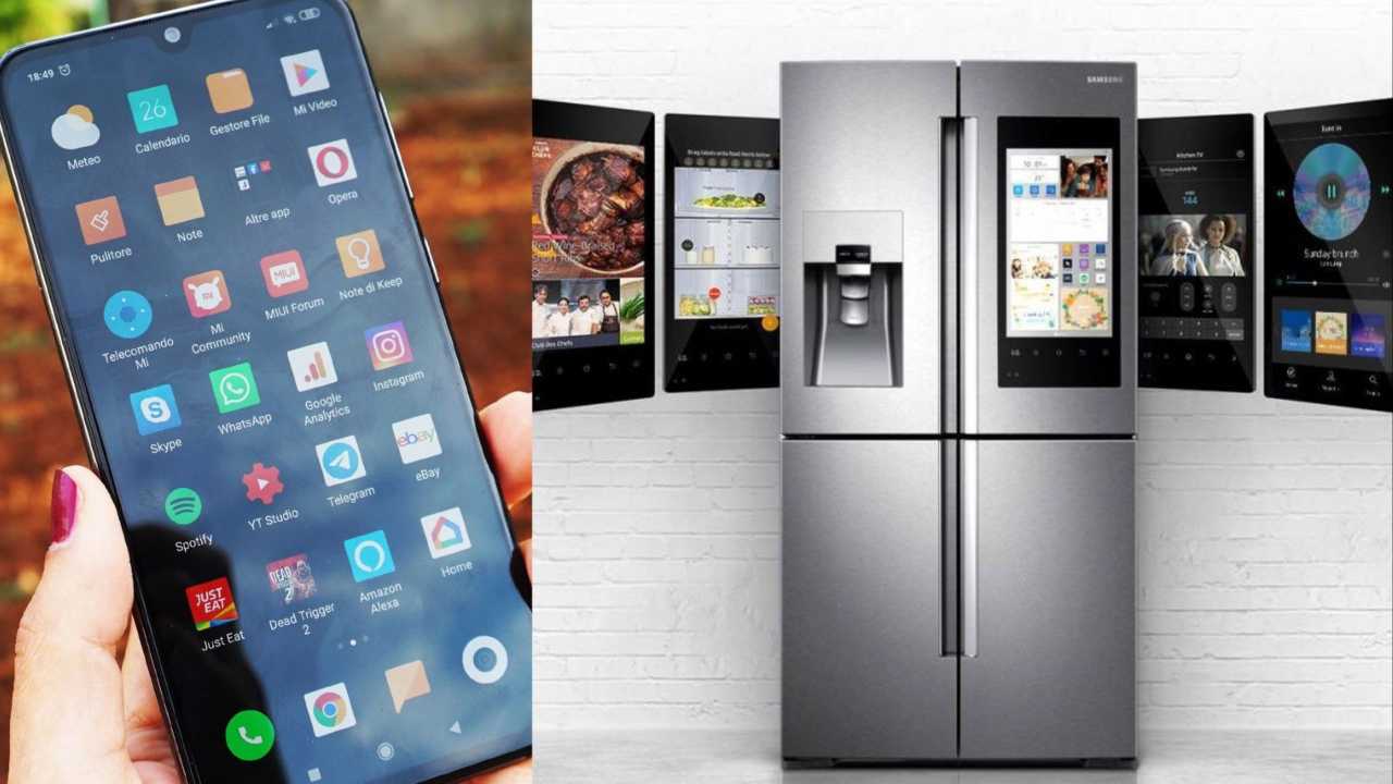 Smartphone nel frigo copertina