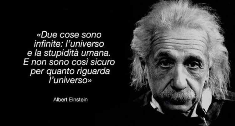 Frase Einstein stupidità