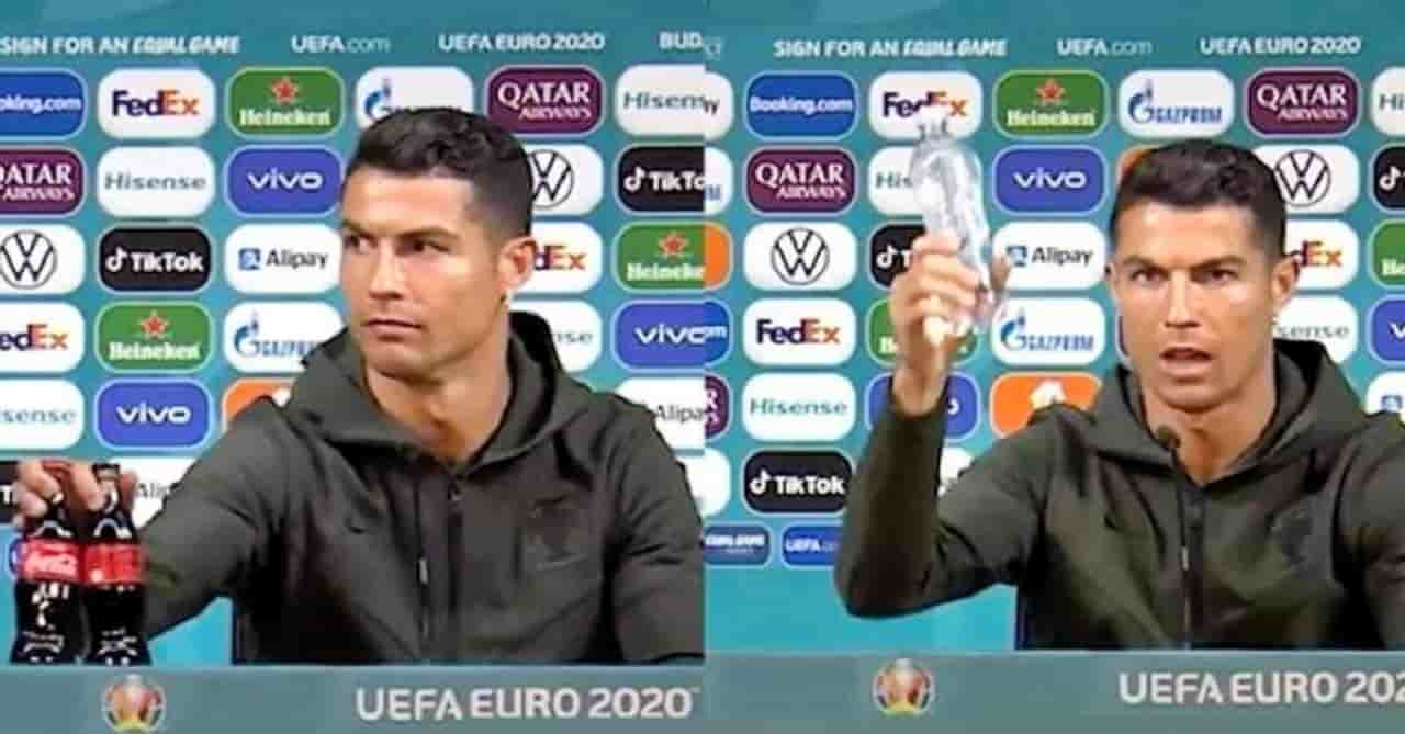 Cristiano Ronaldo e il crollo delle azioni Coca Cola in borsa: è una fake news