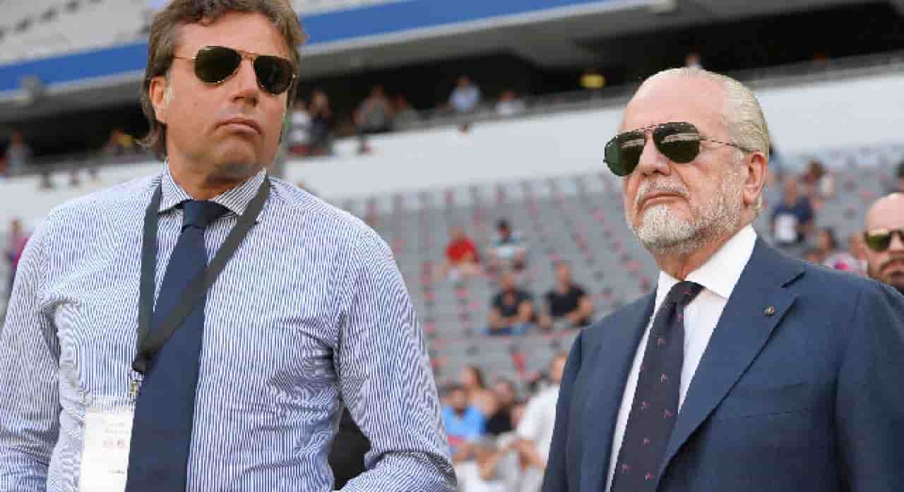 Napoli, De Laurentiis ha litigato col direttore sportivo? Arriva il chiarimento