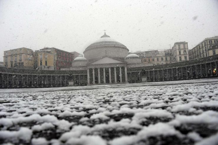 Piazza del Plebiscito neve