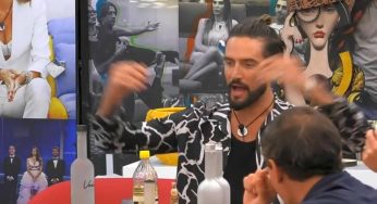 Alex Belli squalificato dal GF Vip? Ecco cos’è successo dopo la reazione choc