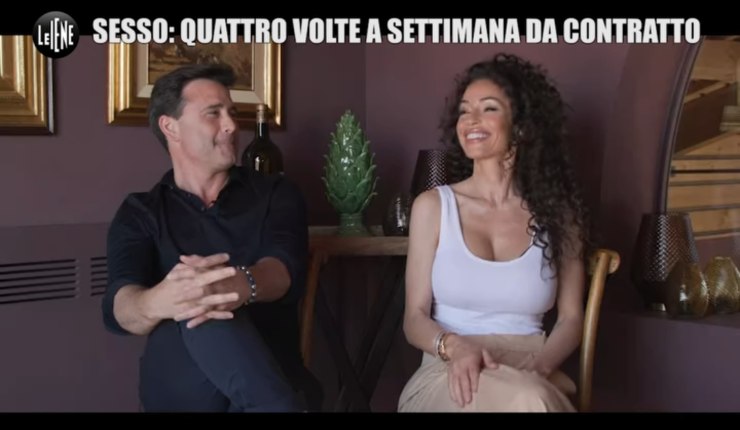 Raffaella Fico e Piero Neri insieme in tv